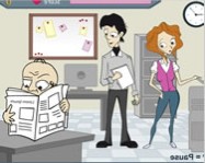 Office love birds csókolózós játékok